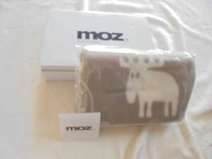 moz モズ　フリースブランケット　グレー （新品）