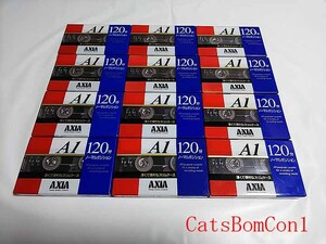 〇カセットテープ AXIA ノーマル 計12巻 A1 120分 [未開封] 富士フイルム