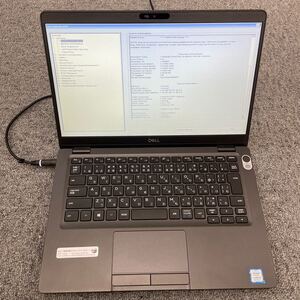 ジャンク品 DELL Latitude 5300 Core i5-8265U／メモリ4GB／HDDなし／現状渡し(管理110707)