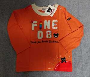 未使用 日本製 ミキハウス ダブルB FINE DB 長袖Tシャツ 90