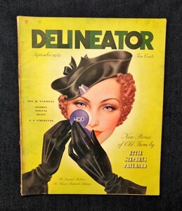 1934年 Delineator エルテ Erte/Dynevor Rhys 表紙イラスト/Arthur O