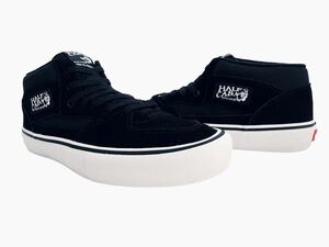 デッド!! 名作!! VANS PRO HALF CAB BLACK バンズ プロ ハーフキャブ ブラック 黒 × 白 size 10.5 / 28.5 ㎝