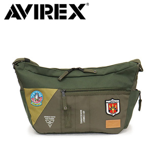 AVIREX (アヴィレックス) AX1170J TOP GUN SHOULDER ショルダーバッグ 52-カーキ