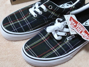 サイズ；24.5cm☆新品・未使用☆【VANS】ヴァンズ ERA エラ V95CF T.CHK GREEN/CHECK @