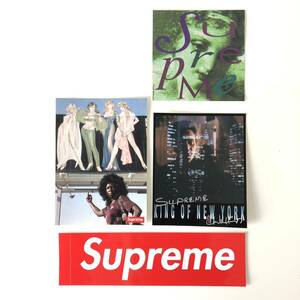 Supreme 新品 正規 Sticker Set シュプリーム ステッカー 4枚 セット Box Logo ボックスロゴ King Of New York Venus American Picture