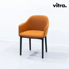 【展示品】Vitra ヴィトラ Softshell Chair ソフトシェルチェア アーム チェア ファブリック ブラウン ロナン & エルワン・ブルレック 定価10万