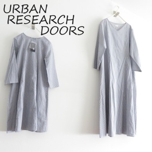 送料込 匿名配送 新品 URBAN RESEARCH DOORS アーバンリサーチ ドアーズ　親子リンク　ストライプ　フレアワンピース　セット