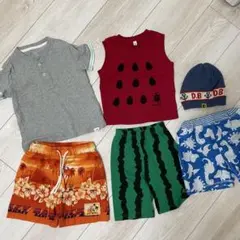 6点セット Tシャツ GAP 水着 ニット帽 ダブルビー パンツ