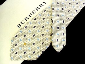 ♪今週の特売980円～♪2877♪良品【BURBERRY】バーバリー【ペイズリー ロゴ入 柄】ネクタイ♪