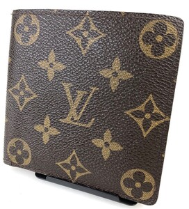 【1円出品】F1055 LOUIS VUITTON ルイヴィトン モノグラム M61665 ポルトビエ カルトクレディモネ 二つ折り 財布 ウォレット ブラウン系