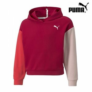 ★新品 定価4,400円 プーマ PUMA パーカー 吸汗速乾 フーディースウェット キッズ スウェットパーカー 130 ジュニア スポーツウェア★