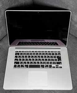 ジャック扱い♪〜MacBook Pro (Retina, 15-inch, Mid 2015) SSDあり　 バッテリーなし　ボトムケースネジ欠品