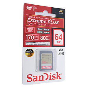 【ゆうパケット対応】SanDisk SDXCメモリーカード 64GB SDSDXWH-064G-JNJIP [管理:1000021198]