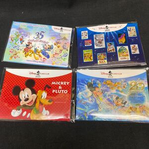 【非売品】 Disney card club ディズニー カードクラブ ピンバッジ 2018 2020 2021 2022 4点セット W28