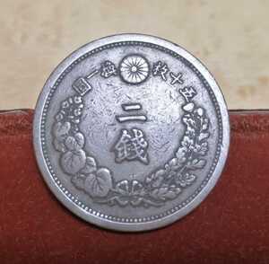 明治14年　竜　2銭銅貨　二銭銅貨　古銭 大日本 ★109★