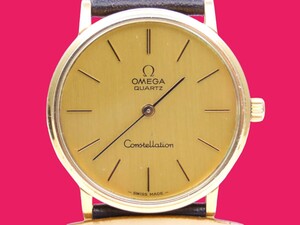 ■♪価格高騰！ 資産価値! 稼働 電池新品 メンズ ビンテージ 高級超レア！ OMEGA オメガ Constellation コンステレーション QUATZ クオーツ