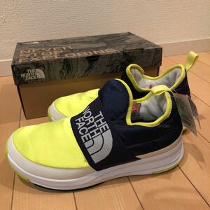 THE NORTH FACE NSE traction lite mocⅡ トラクションモックⅡ 24cm 新品 ネイビー×Sグリーン 女子OK ノースフェイス スリッポン