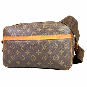 【1円～】 ルイヴィトン LOUIS VUITTON バッグ ショルダーバッグ リポーターPM M45254 SP0043 モノグラム PVC レザー ブラウン 中古