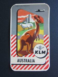 KLMオランダ航空■オーストラリア■DC-4■1950