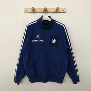 adidas CHELSEA FC アディダス チェルシー FC メンズ アンセムジャケット 裏起毛 良品 size O/XL