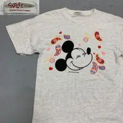 WB583【Disney】90s ミッキーマウス　ペイズリー　ディズニー