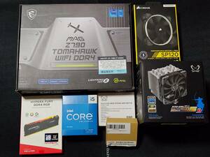 【LGA1700】MSI MAG Z790 TOMAHAWK WIFI DDR4 + Intel Core i5 13600K + Kingston DDR4 32GB 【サイドフローCPUクーラー付き】