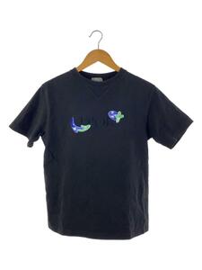 Christian Dior◆ロゴ刺繍Tシャツ/XXS/コットン/BLK/総柄/193J685D0554