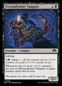 MTG ■黒/英語版■ (088)《夢呑みの吸血鬼/Dreamdrinker Vampire》MH3 黒C