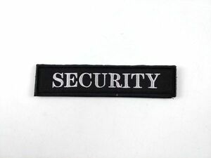 セキュリティー SECURITY パッチ ワッペン サバゲー ミリタリー ベルクロ