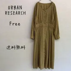 URBAN RESEARCH ランダムドットウエストマークワンピース