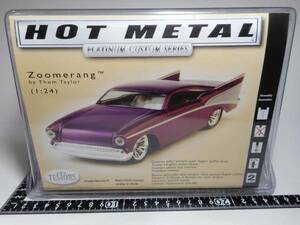 GOLD SERIES TETORS シェビー ベルエア CHEVY BEL AIR 1/24 モデルキット希少HOT METAL Zoomerang by Thom Taylor プラチナ未開封品