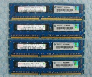 ua11 240pin DDR3 1333 PC3-10600E ECC 2GB hynix 4枚 合計8GB
