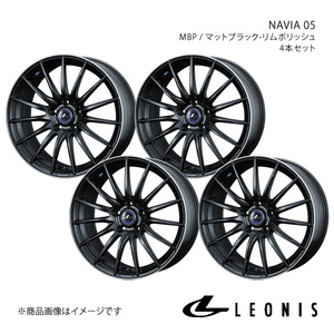 LEONIS/NAVIA 05 アコード CL7/CL8/CL9 アルミホイール4本セット【17×7.0J 5-114.3 INSET53 MBP】0036273×4