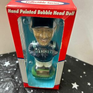 MLB Genuine Hand Painted Bobble Head Doll イチロー 2001 AL MVP Record Seattle Mariners バブルヘッドフィギュア　アメリカンリーグ　