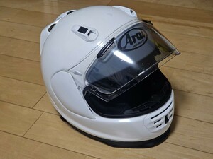 Arai アライ　ラパイドIR サイズ61・62cm XL相当　ホワイト　スモークピンロックシールド