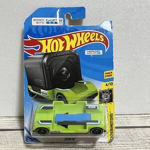 Hot WHeels (ホットウィール) x GoPro - コラボ HERO5 EXPERIMOTORS ZOOM IN GoPro 搭載可能 緑色 (未使用・未開封・パッケージに難アリ)