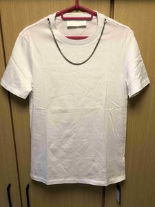 正規 新品 20SS Neil Barrett ニールバレット チェーン Tシャツ 白 XXS BJT627E M581S