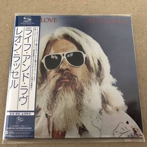 紙ジャケット レオン・ラッセル ライフ・アンド・ラヴ LEON RUSSELL Life And Love 紙ジャケ