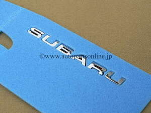 リア エンブレム SUBARU ZC6 ZN6 北米 US 仕様 SUBARU BRZ スバル 正規 パーツ 部品 海外輸出 仕様 parts genuine EMBLEM トヨタ TOYOTA 86