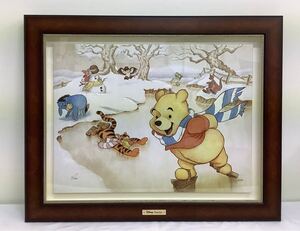 ① Disney Fine Art ディズニー ファインアート Pooh’s 80th-Snow Days くまのプーさん 80周年 雪の日 Mike Kupka マイク クプカ 65/80