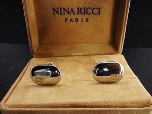 ◎№1488◎■新品■ニナリッチ【NINA RICCI】【シルバー】■カフス♪