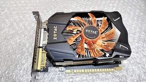 F349 ZOTAC GTX750 1GB 補助電源不要 DVI HDMI PCI-Express グラフィックボード