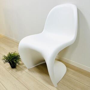 お36 vitra 正規品 パントンチェア 白 PANTON CHAIR WHITE スペースエイジ