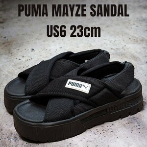 PUMA MAYZE SANDAL プーマ メイズ サンダル 23cm 厚底サンダル　レディースサンダル　スポーツサンダル　PUMAサンダル　PUMAメイズ