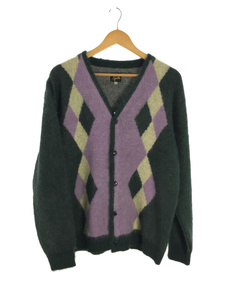 Needles◆22aw Mohair Cardigan/M/モヘア/GRN/LQ272