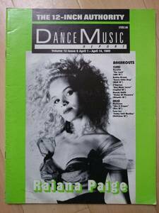 ★レア DANCE MUSIC REPORT DMR 1989 #6 RAP HIP HOP 洋書 洋雑誌 ラップ ヒップホップ HOUSE HI-NRG RAREGROOVE R&B RAIANA PAIGE