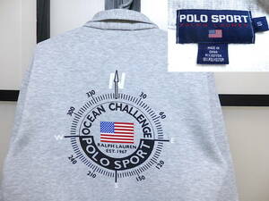 90s ポロスポーツ オーシャンチャレンジ ハーフジップ スウェット / 90年代 POLO SPORT RALPH LAUREN OCEAN CHALLENGE スエット