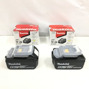 f156*80 【外箱開封済・未使用】 1円～　makita　バッテリ　BL1860B　2個セット