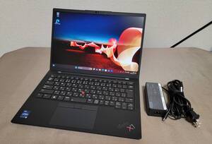 新品同様 ThinkPad X1 Carbon Gen11 Core i7 1365U 32GBメモリ 1TB NVMe タッチ液晶 4G LTE回線 プレミアムサポートあり