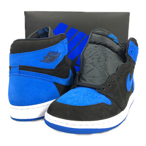 NIKE ナイキ DZ5485-042 AIR JORDAN 1 RETRO HIGH Royal Reimaginedエアジョーダン シューズ 黒×青 サイズUS11.5＝29.5cm 正規品 / 33240